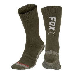 Fox Green/Silver Thermolite Long Sock