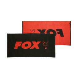 Fox Beach Towel Black/Orange