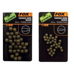 Fox Edges Tapered Bore Beads 6mm