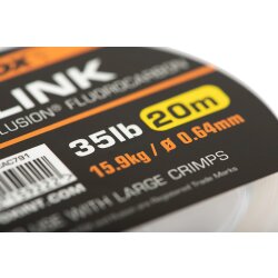 Fox Edges Link Crimpable Fluorocarbon 35lb - 0,64mm