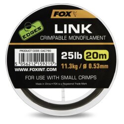 Fox Edges Link Crimpable Monofilament 25lb - 0,53mm