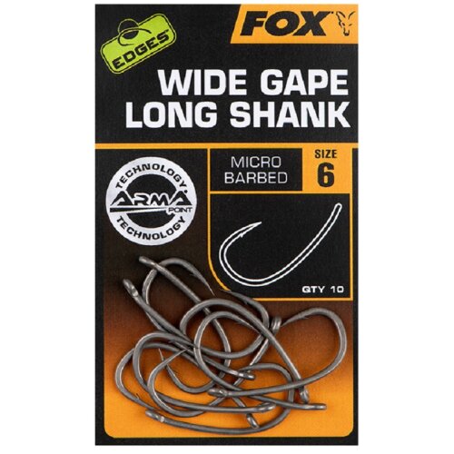 Fox Edges Wide Gape Long Shank Gr. 4