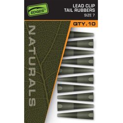 Fox Edges Naturals  Lead Clips Tail Rubbers Gr. 7
