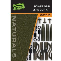 Fox Edges Naturals Power Grip Lead Clip Kit