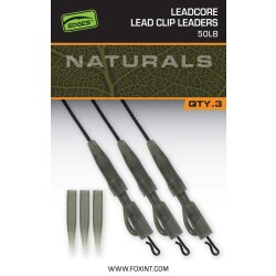 Fox Edges Naturals Leadcore Power Grip Lead Clip Leaders...