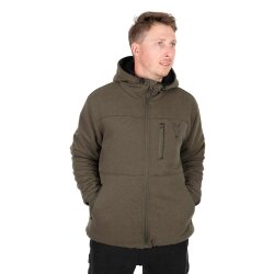 Fox Collection Sherpa Jacket Green & Black