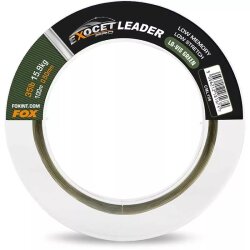 Fox Exocet Pro Leader Lo-Vis Green 35lb - 0,50mm