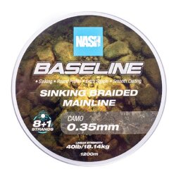 Nash Baseline Sinking Braid Camo1200m