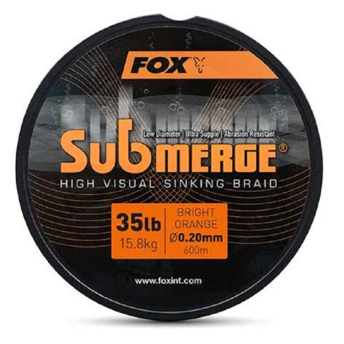 Fox Submerge Orange Sinking Braid 600 m