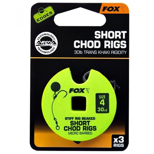Fox Short Chod Rig Barbed