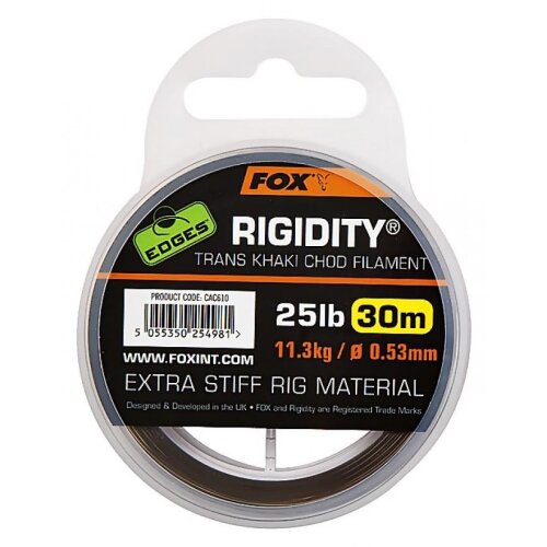 Fox Edges Rigidity Chod Filament 30lb/0.57mm