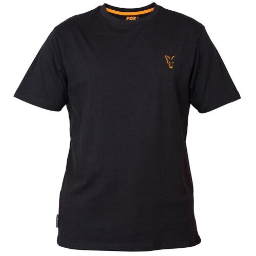 Fox Collection Black & Orange T-Shirt Gr. S