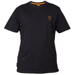 Fox Collection Black & Orange T-Shirt Gr. L