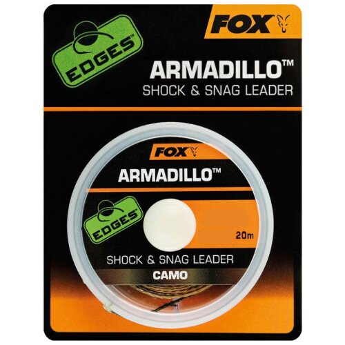 Fox Edges Armadillo Camo Shock & Snag Leader 30lb - 13,6Kg