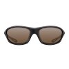 Korda Sunglasses Wraps  - Gloss Black Frame / Brown Lens