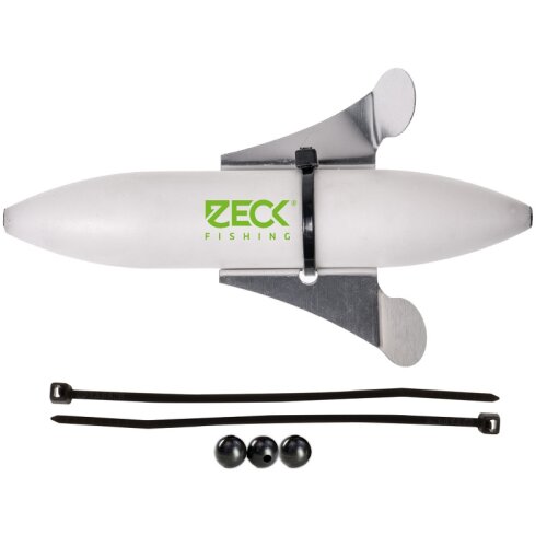 Zeck Fishing Propeller U-Float Solid White 10g